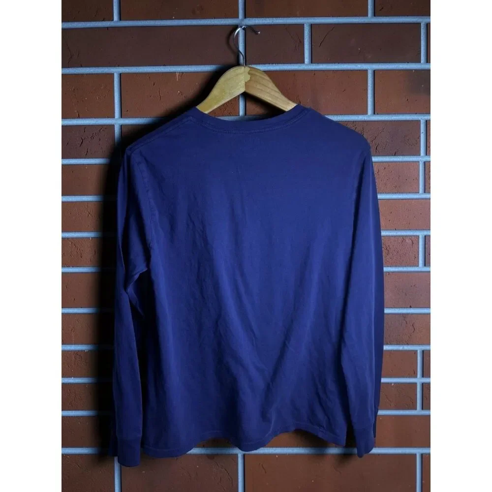Polo Ralph Lauren Long Sleeve Hooded T Shirt Kids XL Navy Blue Pony Logo